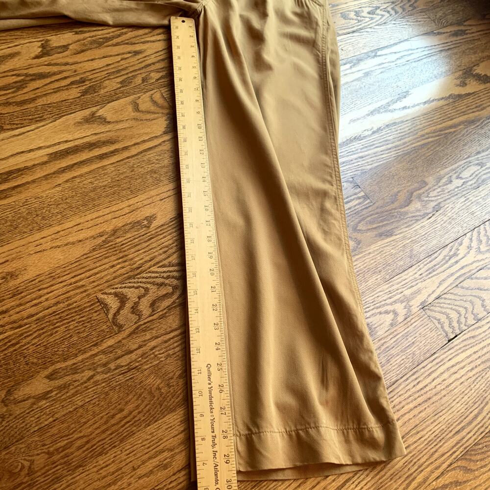 Madewell Women's Neale Straight-Leg Pant In Drapeweave CM5 Mustard Gold Size 6 - Picture 8 of 16